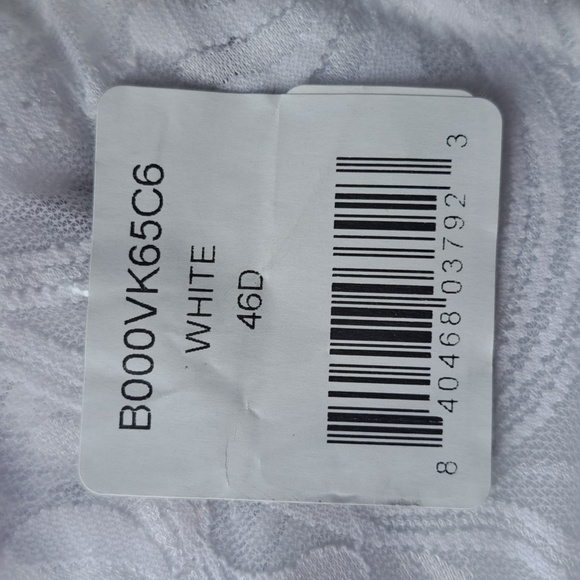 Glamorise 46D front closure underwire bra New, White - Picture 5 of 8